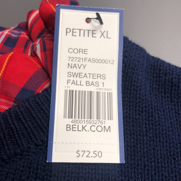 ⬇️⭐️ Crown & Ivy Women’s Layered Collared Sweater Blouse - Picture 4 of 9